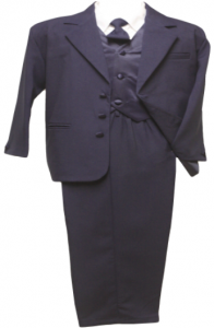 BOYS CHRISTENING TUX (1512233) BLACK